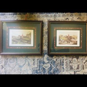 Set of Fox Hunt Framed Prints